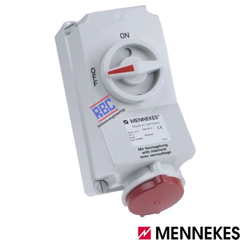 Wall Mounted Socket DUO-interlock